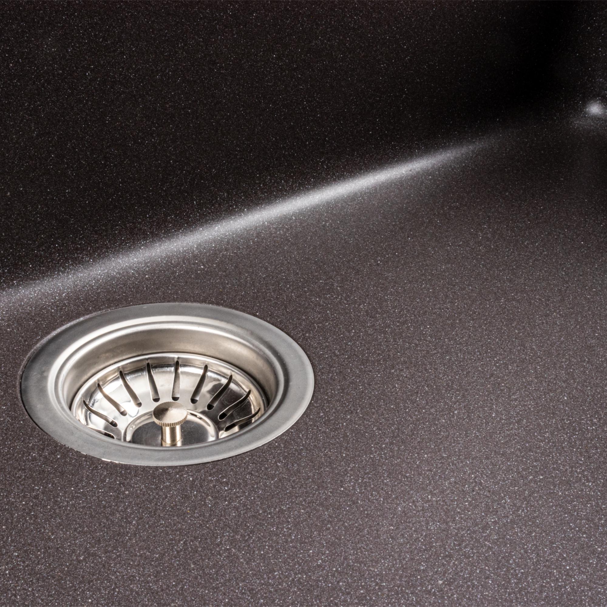 Мийка кухонна Platinum PLS-A39659 гранітна прямокутна 780x450 мм Коричневий (25961123) - фото 5 Мийка кухонна Platinum PLS-A39659 гранітна прямокутна 780x450 мм Коричневий (25961123) - фото 5