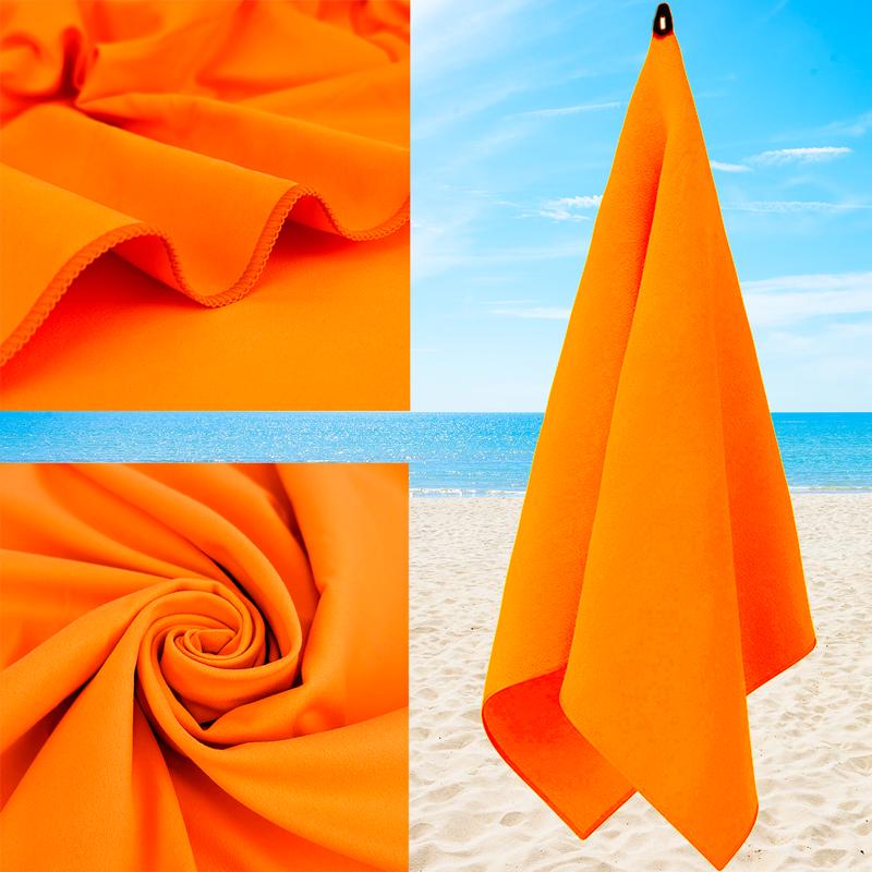 Рушник з мікрофібри спортивний з чохлом Love You 80х180 см Помаранчевий (60168) - фото 2 Рушник з мікрофібри спортивний з чохлом Love You 80х180 см Помаранчевий (60168) - фото 2