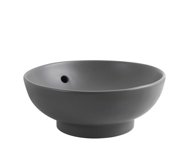 Раковина накладна Mixxus Premium TOPPER-0201 з переливом 410x410x165 мм Gray (MP6649) - фото 4 Раковина накладна Mixxus Premium TOPPER-0201 з переливом 410x410x165 мм Gray (MP6649) - фото 4