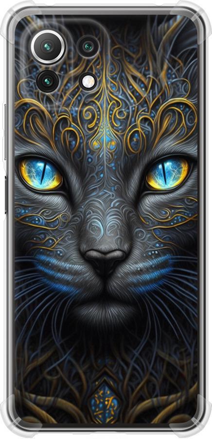 Чехол на Xiaomi Mi 11 Lite Кошка (5548sp-2281-42517)