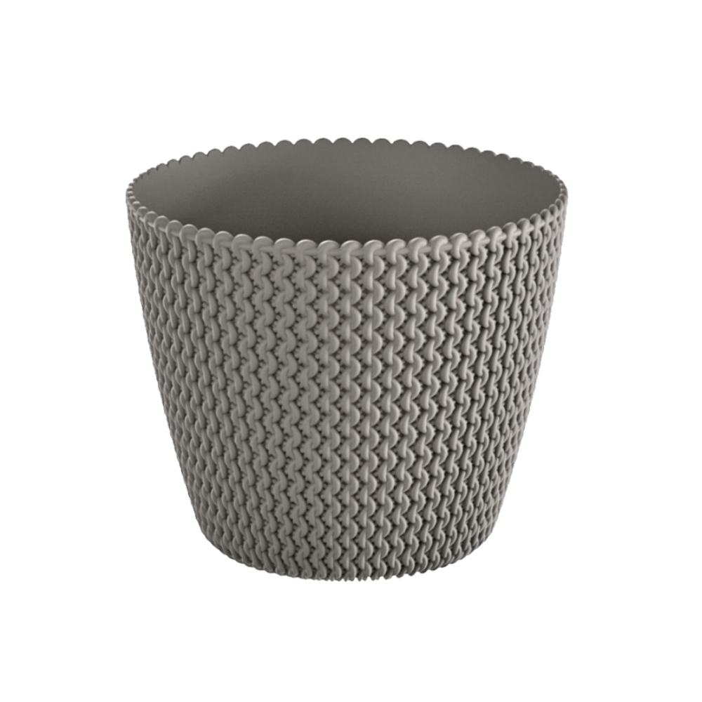 Горшок для цветов Prosperplast Splofy 13,2 см Серый (11800-405)