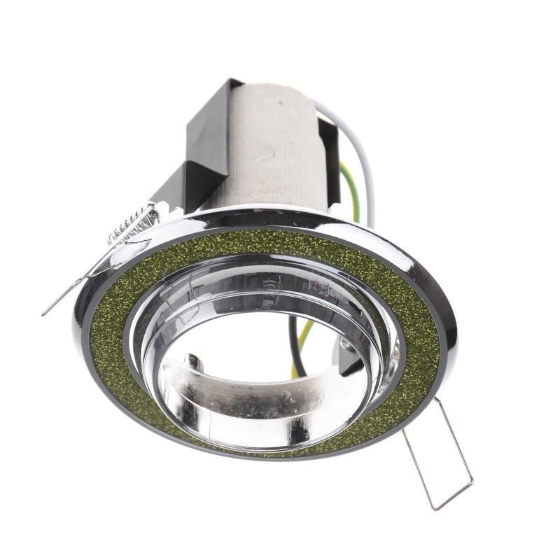 Светильник точечный поворотный RO-50D ShLIGHT Green/CHR