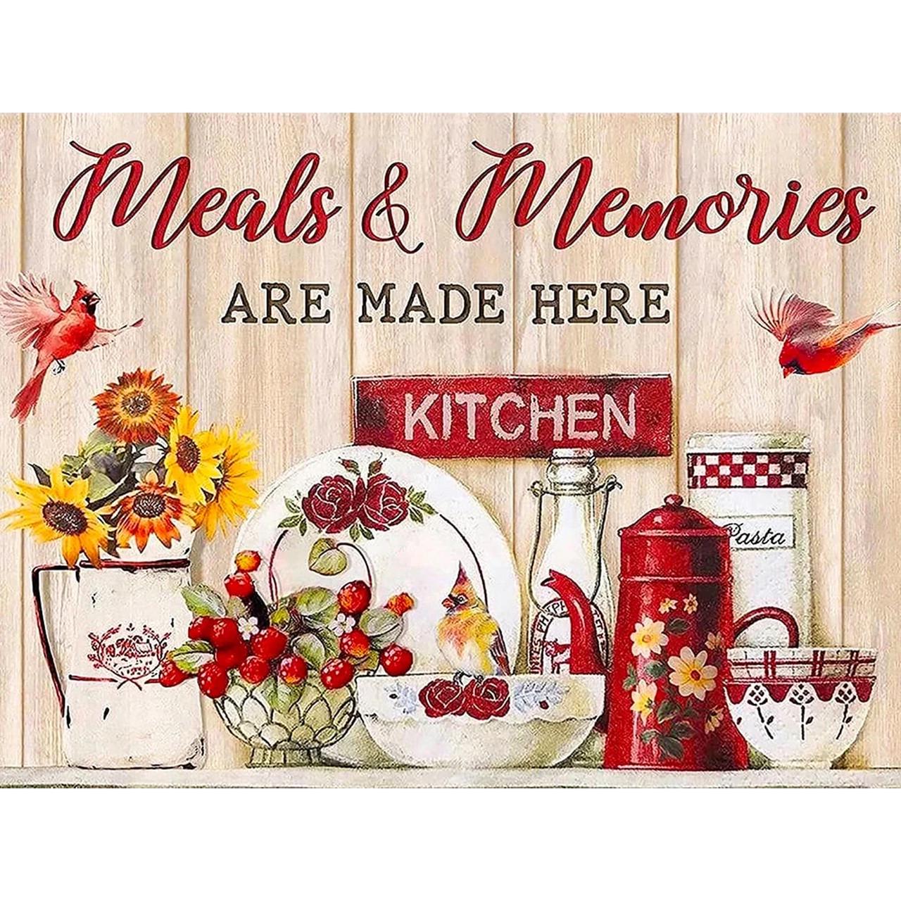 Алмазная мозаика Strateg Кулинарные воспоминания 30х40 см (HEG87080)