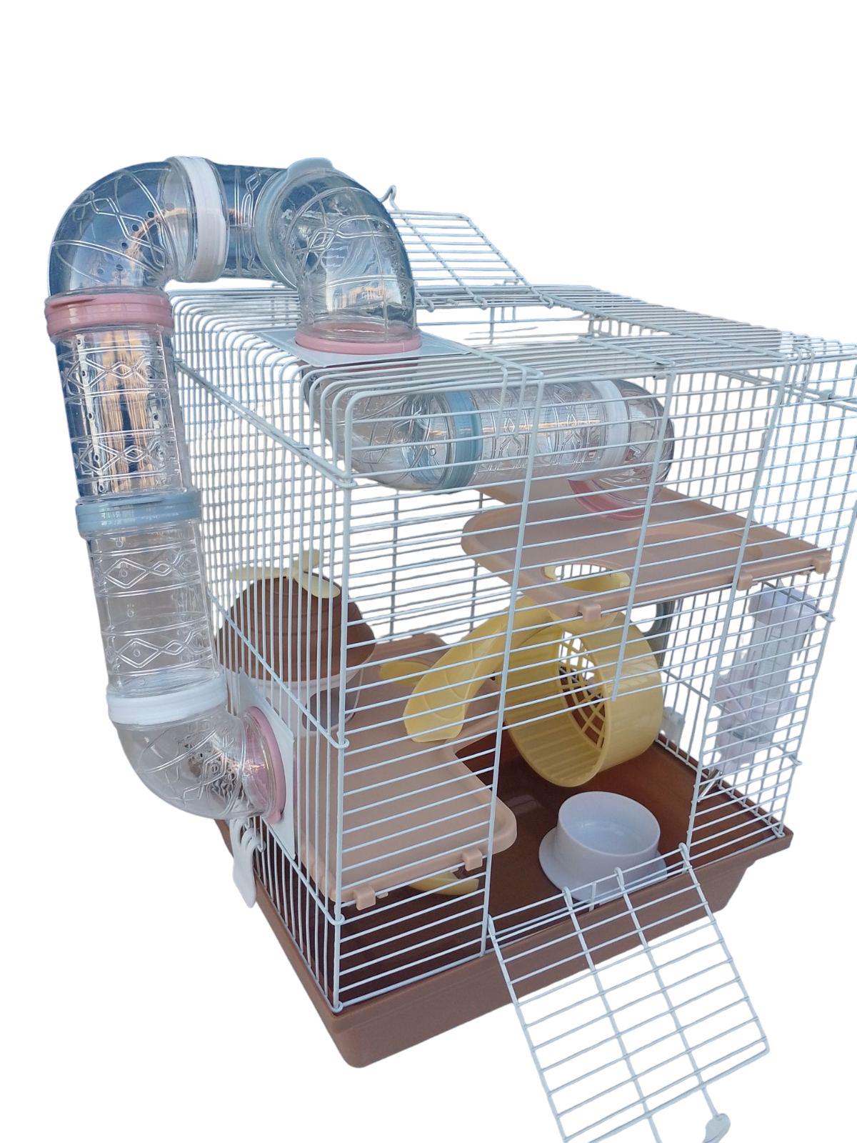 Клетка для грызунов с лабиринтом 3502 Коричневый (30060114) - фото 4 Клетка для грызунов с лабиринтом 3502 Коричневый (30060114) - фото 4