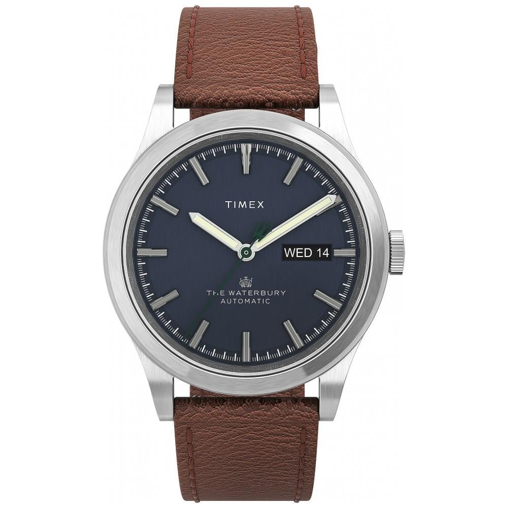 Наручные часы мужские Timex Waterbury Automatic кварцевые Silver (Tx2u91000)