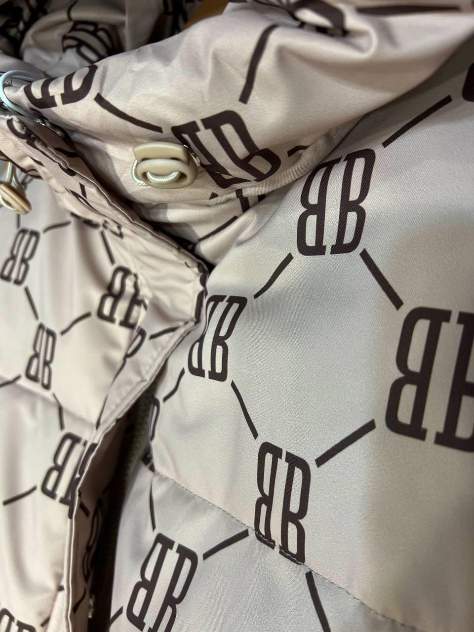 Куртка женская оверсайз демисезонная HAIZIYUAN 192 с капюшоном с узором XL Капучино (3259) - фото 3 Куртка женская оверсайз демисезонная HAIZIYUAN 192 с капюшоном с узором XL Капучино (3259) - фото 3