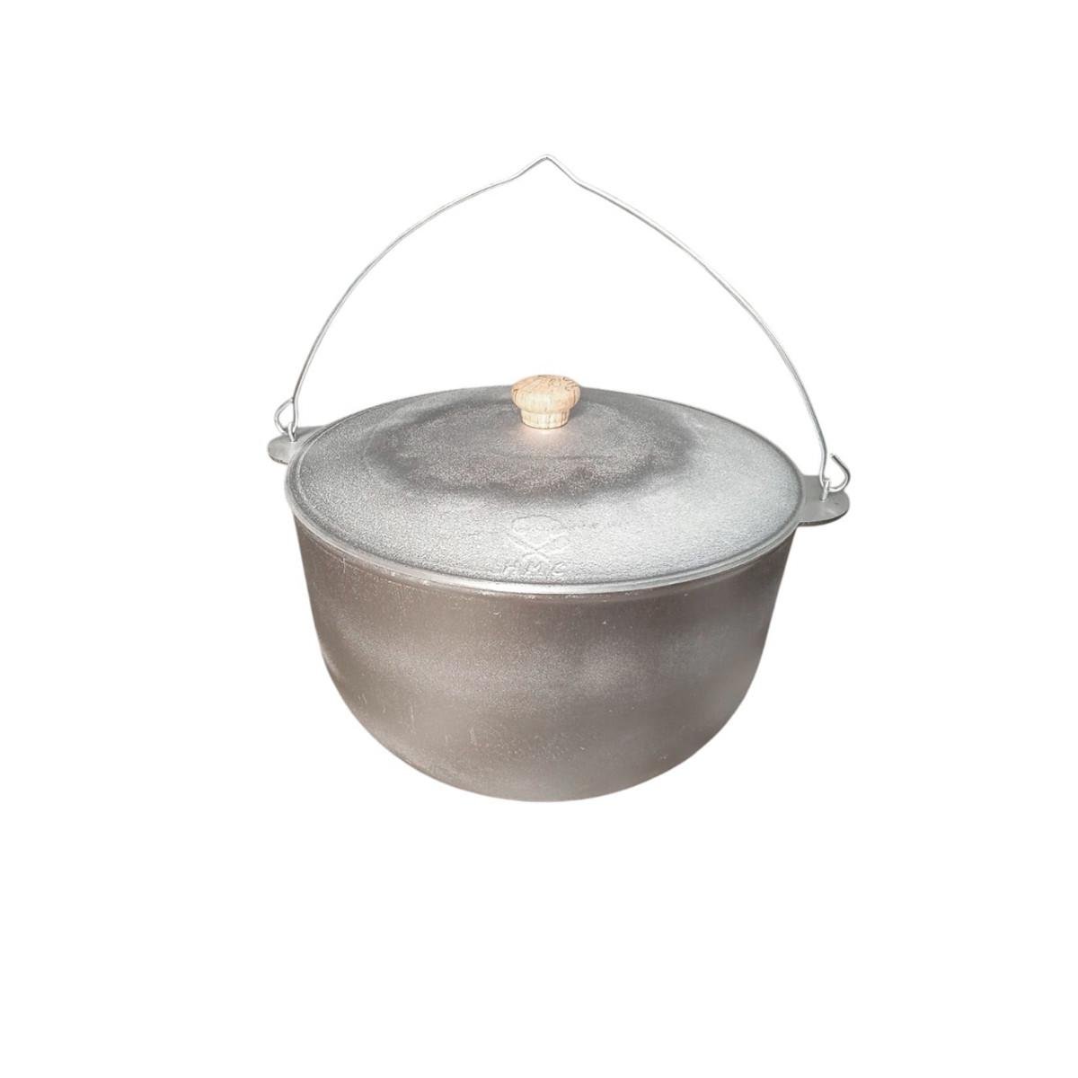 Казан туристичний алюмінієвий з кришкою 6 л ø 28 см - фото 2 Казан туристичний алюмінієвий з кришкою 6 л ø 28 см - фото 2