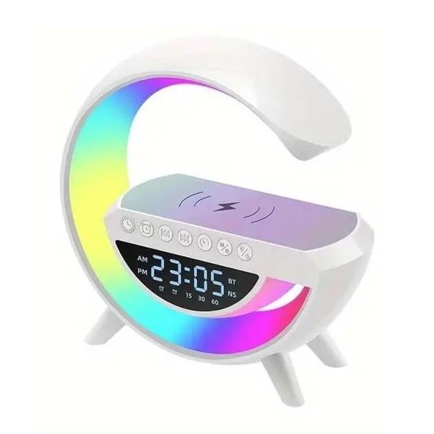 Настільна смарт-лампа G-Smart Light BT3401 RGB з бездротовою зарядкою та Bluetooth колонкою 15 W (2058416216)