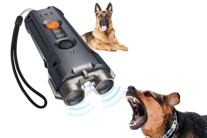 Отпугиватель собак с фонариком ультразвуковой Patpet Ultrasonic Dog Trainer U20 (U-20) - фото 9