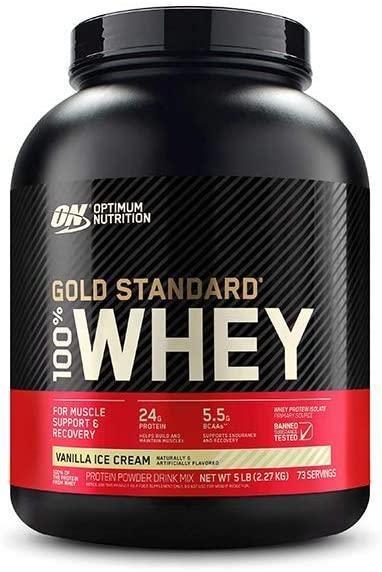 Протеин Optimum Nutrition 100% Whey Gold Standard Ванильное мороженое 2,27 кг