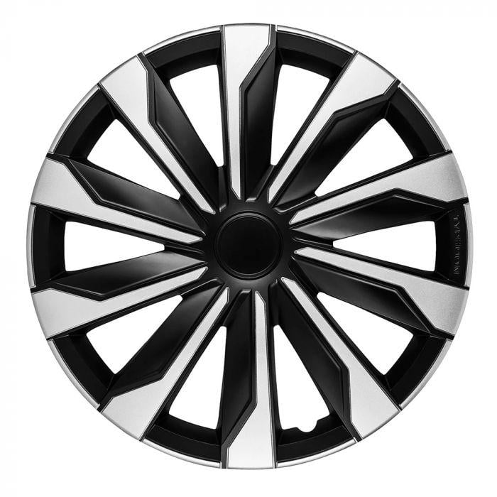 Колпаки 4 Racing Typhoon 4 шт. R17 Silver/Black (29670091)