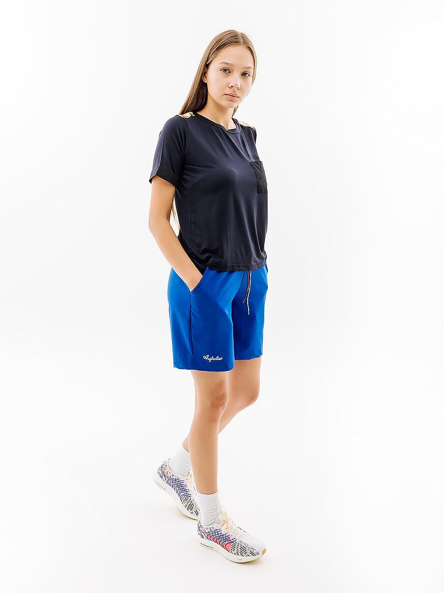 Шорты женские Australian VIBES SHORT HOLOGRAPHIC LOGO L Синий (7dLSDSH0002-ITA L)