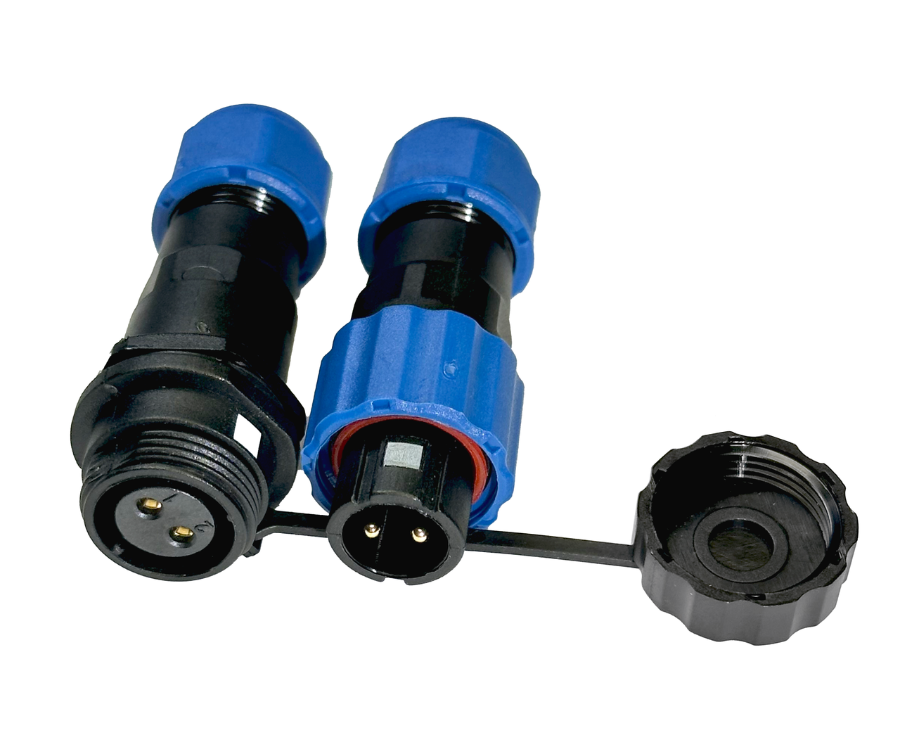 Разъем герметичный SP13 2D-F-M 2pin 10 А IP68 (2678556565) Разъем герметичный SP13 2D-F-M 2pin 10 А IP68 (2678556565)