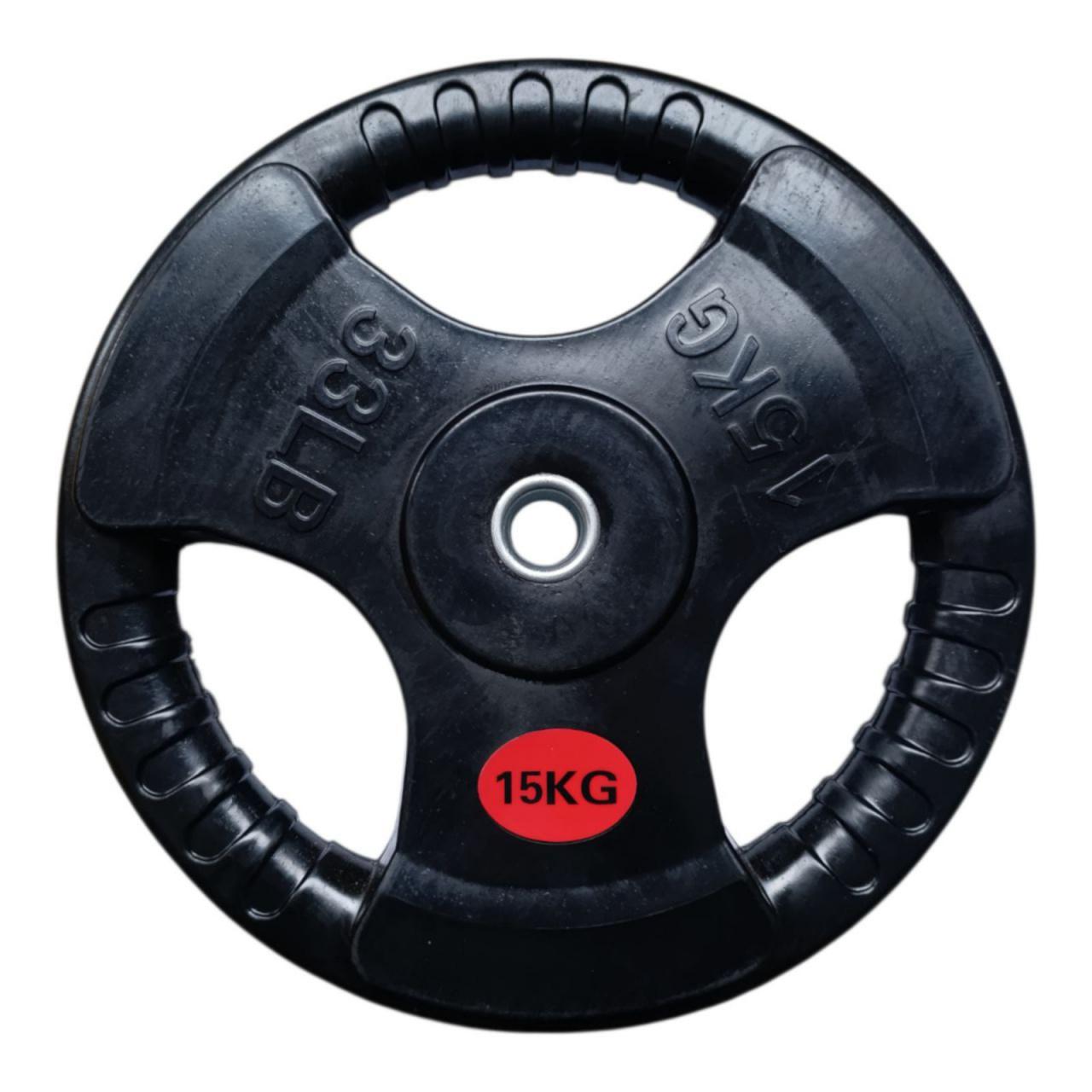 Диск для штанги с прорезями для хвата 15 кг (31845025)