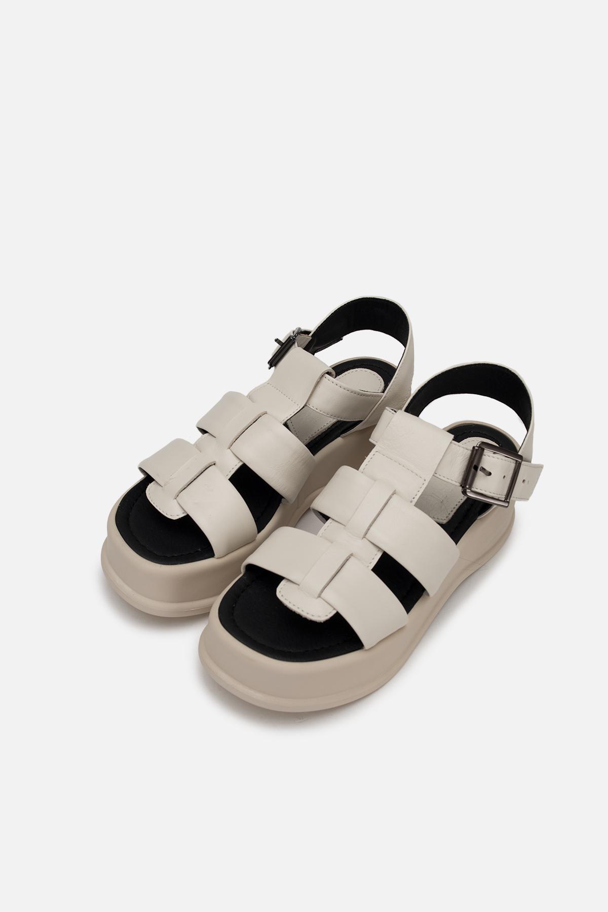 Босоножки женские р. 40 Бежевый (SKT000979469) - фото 3