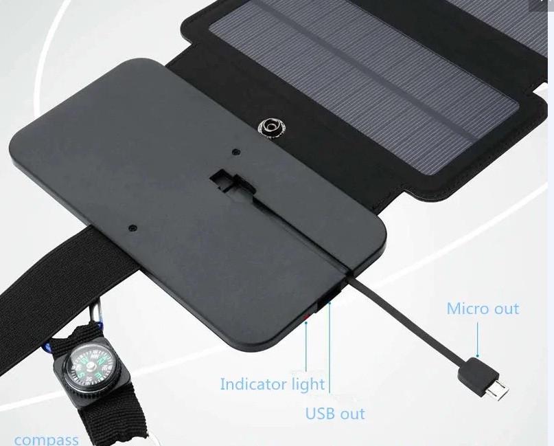Зарядка для гаджетов Kernuap SunPower 10 Вт на солнечных батареях - фото 6 Зарядка для гаджетов Kernuap SunPower 10 Вт на солнечных батареях - фото 6