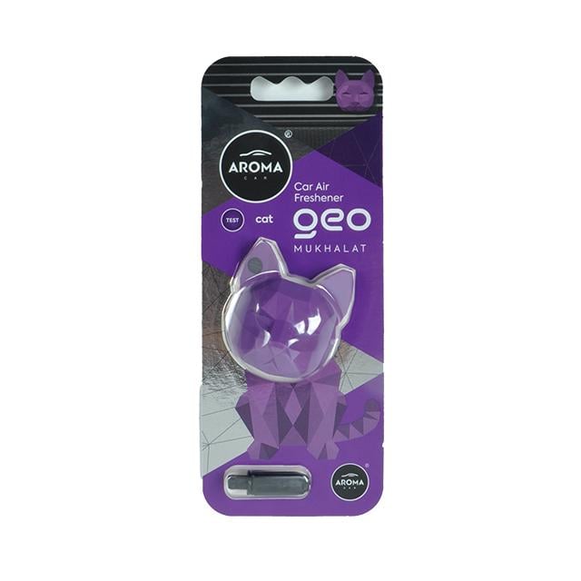 Освіжувач повітря полімерний для обдуву Aroma Geo Cat Пурпурний Mukhalat 12151 (578186)