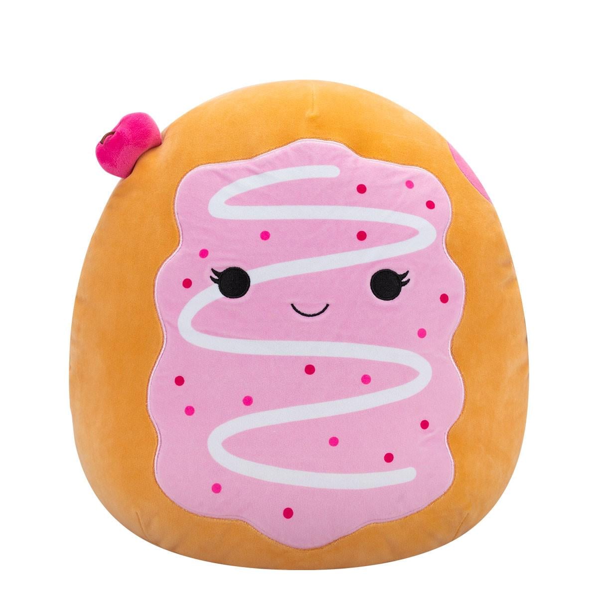 Игрушка мягкая SQUISHMALLOWS Вишневый Пончик Жемчуг 36 см