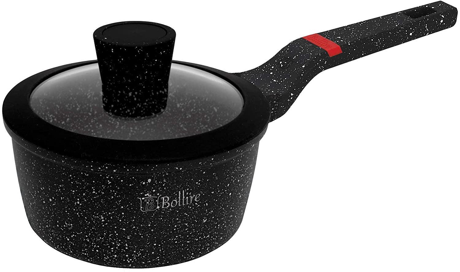 Ковш с крышкой Bollire Milano 16 см 1,4 л (1020)