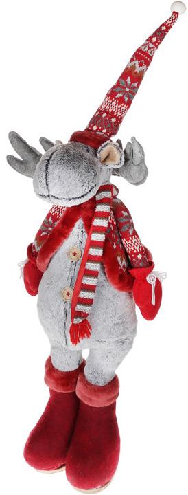 Мягкая игрушка Лось в красной накидке 69 см (BD-778-279)