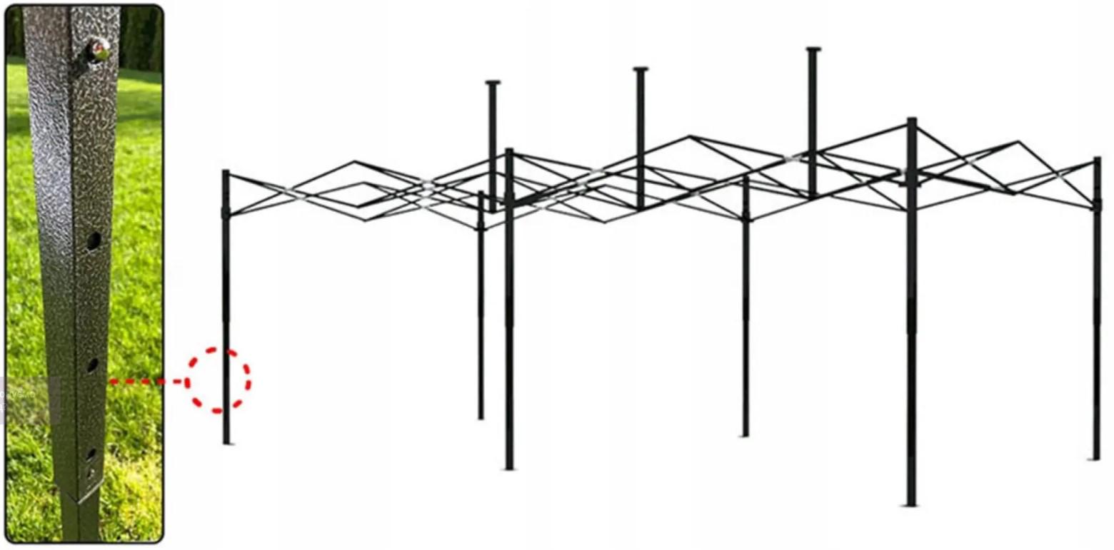 Намет-павільйон розсувний Bonro B-9006 з стінками та сумкою 3х6 Синій (6011) - фото 6 Намет-павільйон розсувний Bonro B-9006 з стінками та сумкою 3х6 Синій (6011) - фото 6