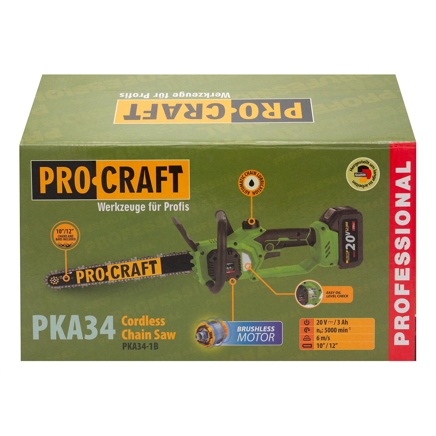 Пила аккумуляторная ProCraft PKA34 с 1 АКБ и ЗП (00000010801) - фото 11