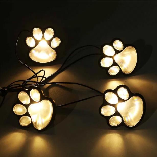 Уличный светильник Solar Paw Print Lights IP65 на солнечной батарее 8 шт. - фото 9