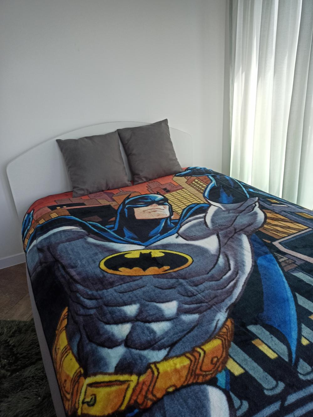 Плед детский Ozdilek Batman City 150х200 см полиэстер 9982769 Разноцветный (DR014191)