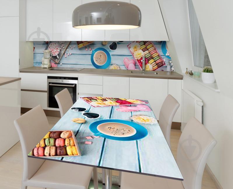 Наклейка 3Д виниловая на стол Zatarga «Сахарная радуга» 600х1200 мм (Z184051st) Наклейка 3Д виниловая на стол Zatarga «Сахарная радуга» 600х1200 мм (Z184051st)