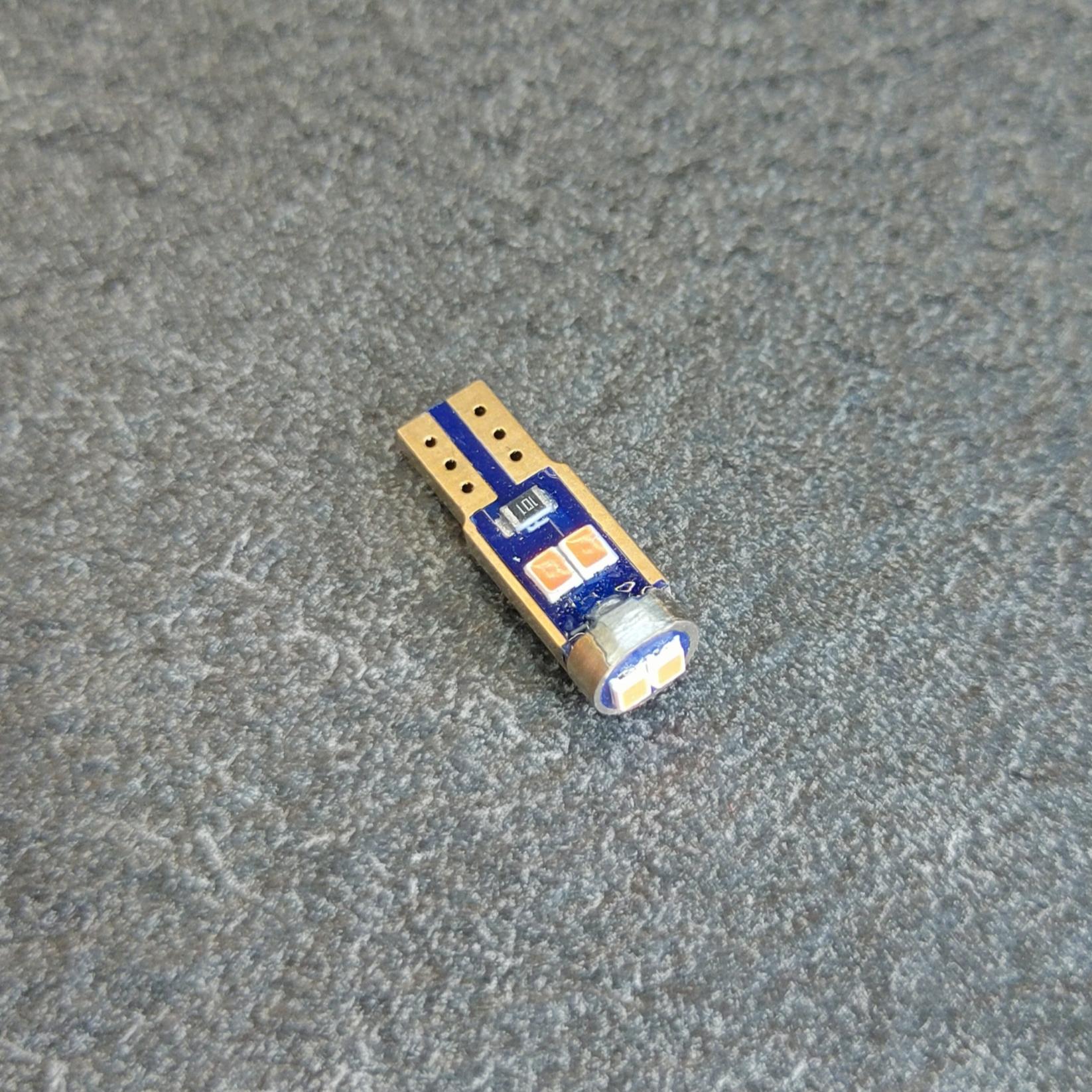 Автолампа T5 W2,3W 6SMD 2016 LED Красный (526STORE3)