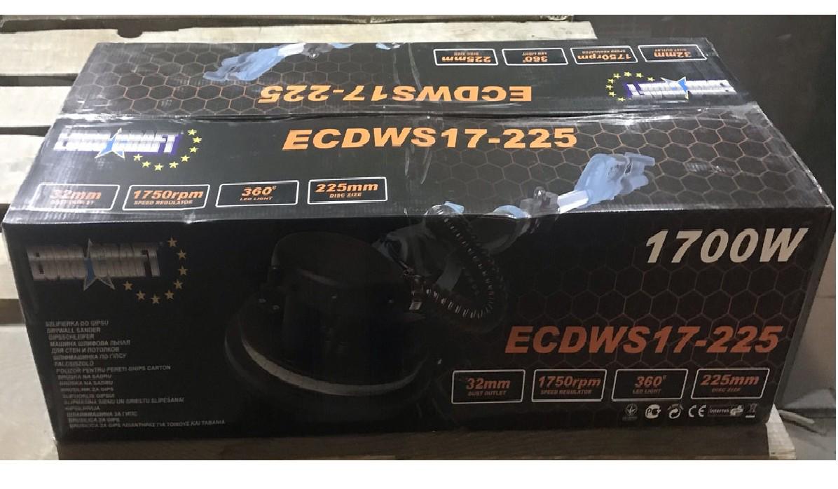 Шлифмашина для потолков и стен жираф Euro Craft ECDWS17-225 6 кругов (10304) - фото 16 Шлифмашина для потолков и стен жираф Euro Craft ECDWS17-225 6 кругов (10304) - фото 16