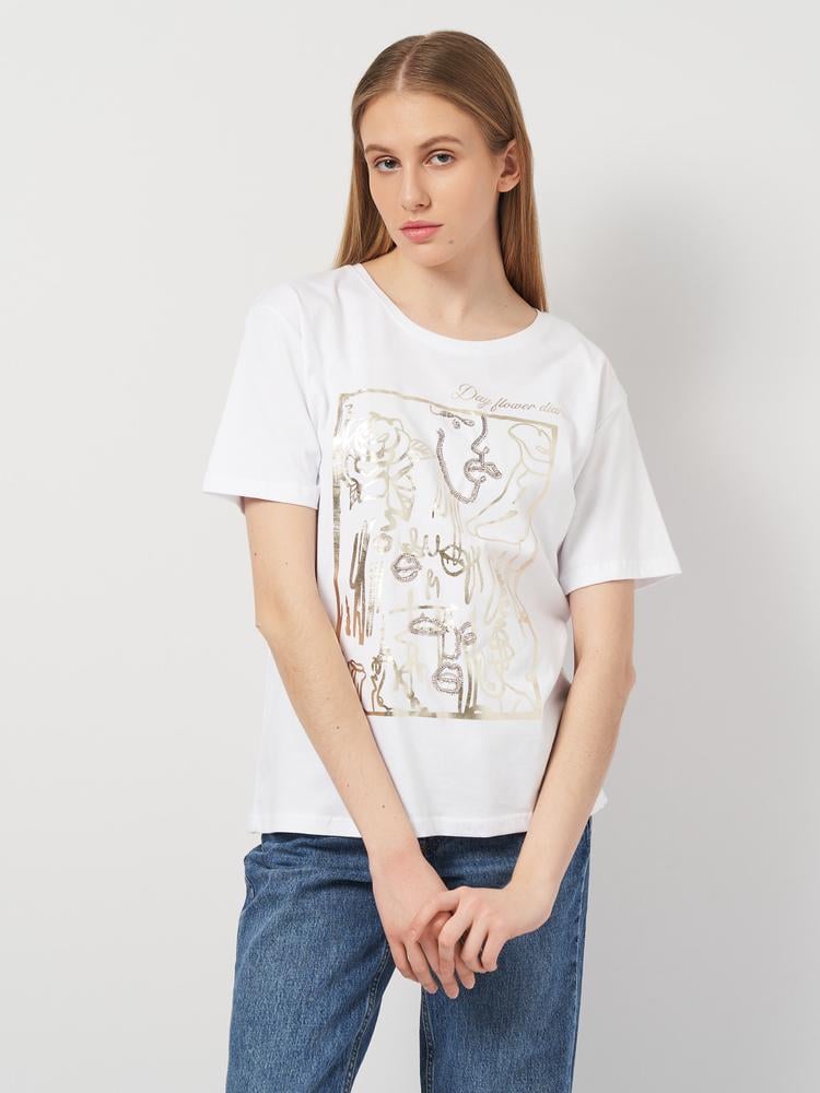 Футболка Olivia 2310x01 женская S\M Белый (188700)