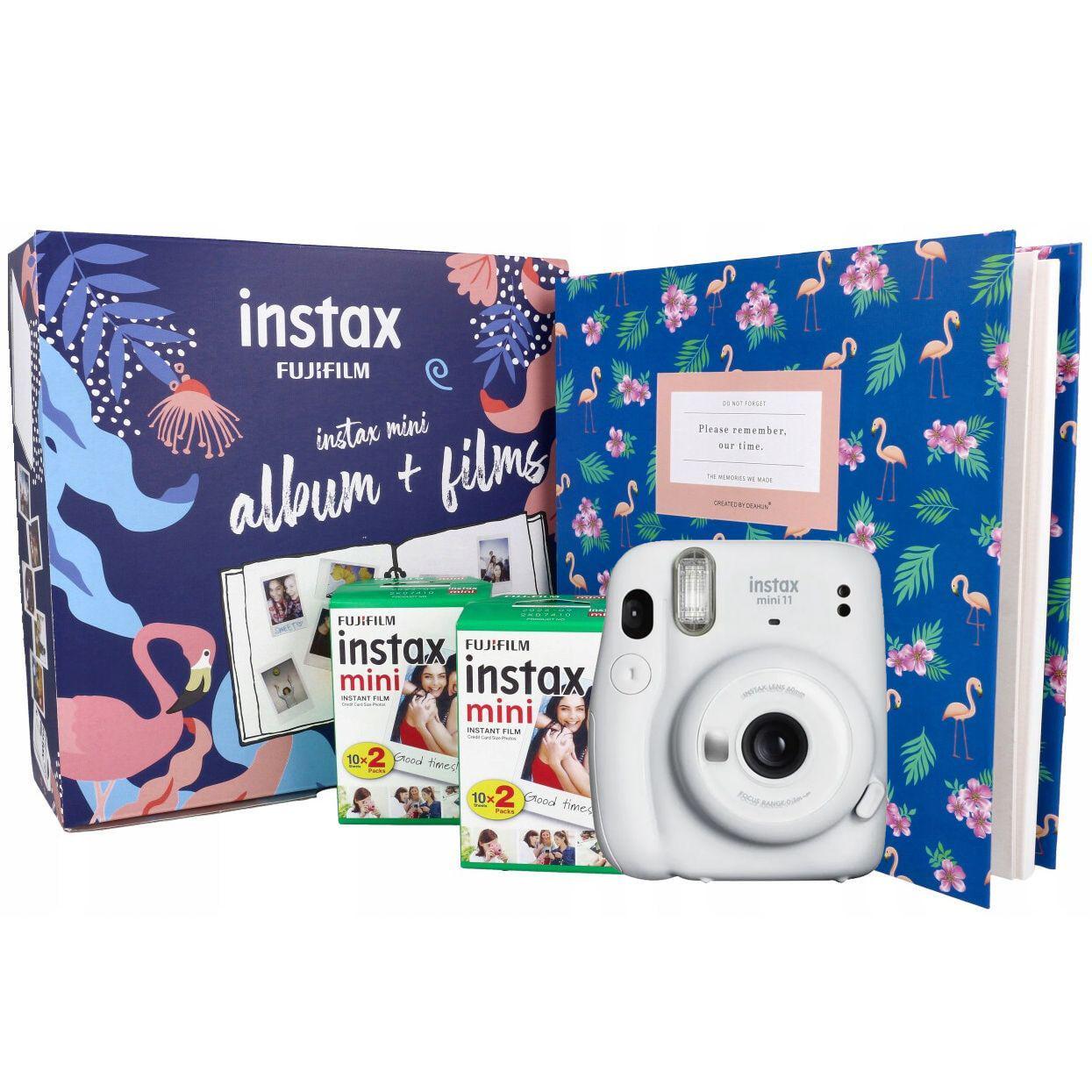 Камера моментального друку Fujifilm Instax Mini 11 + Фотоальбом + Фотоплівка 40 шт. White