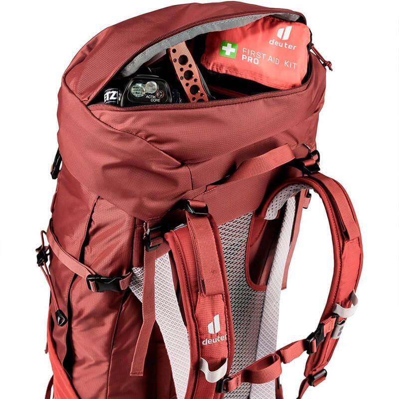 Рюкзак туристичний Deuter Futura Air Trek 45+10 л Redwood/Lava (3402021 5574) - фото 9