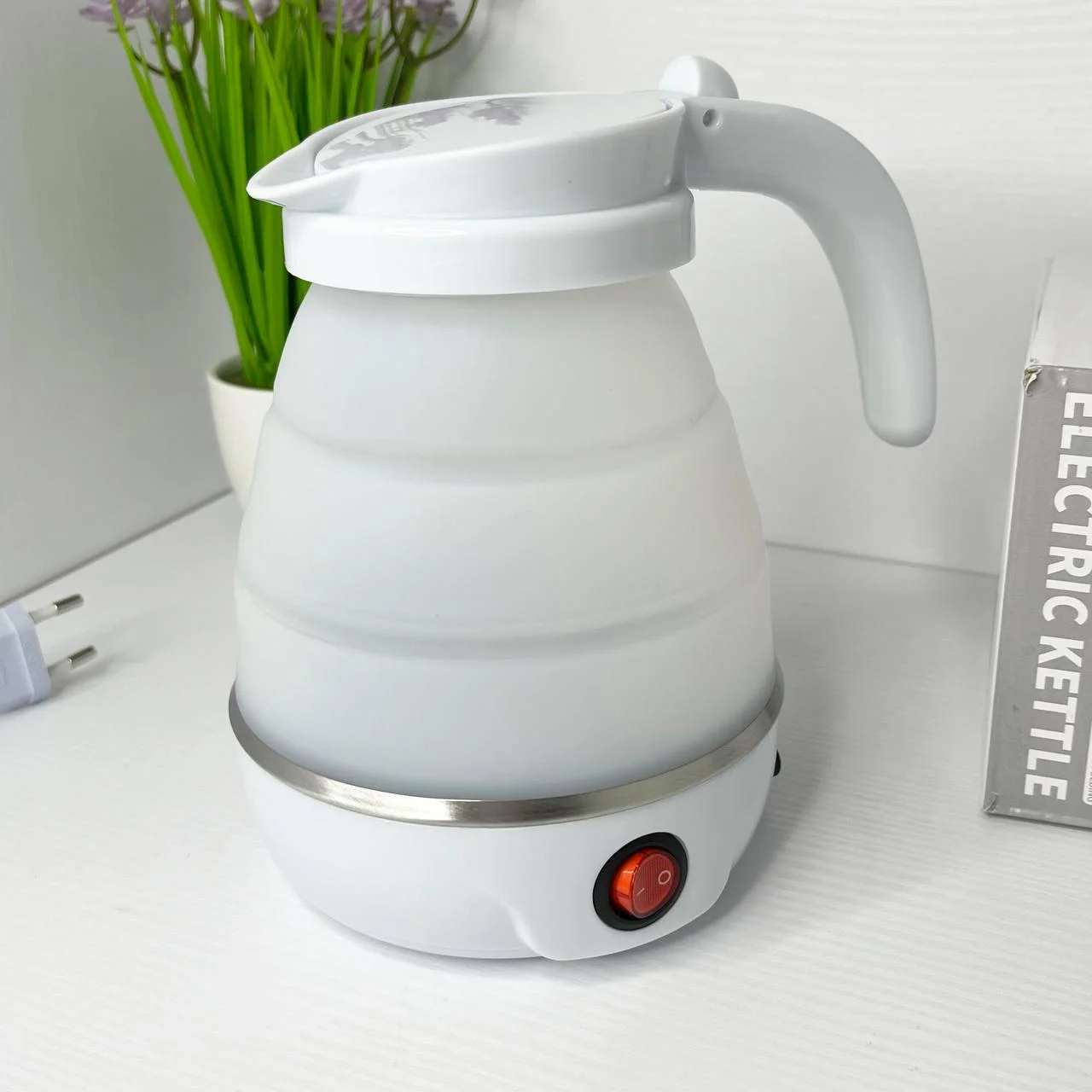 Электрочайник дорожный из силикона 600 мл (SUNROZ Foldable Kettle 3) - фото 2 Электрочайник дорожный из силикона 600 мл (SUNROZ Foldable Kettle 3) - фото 2