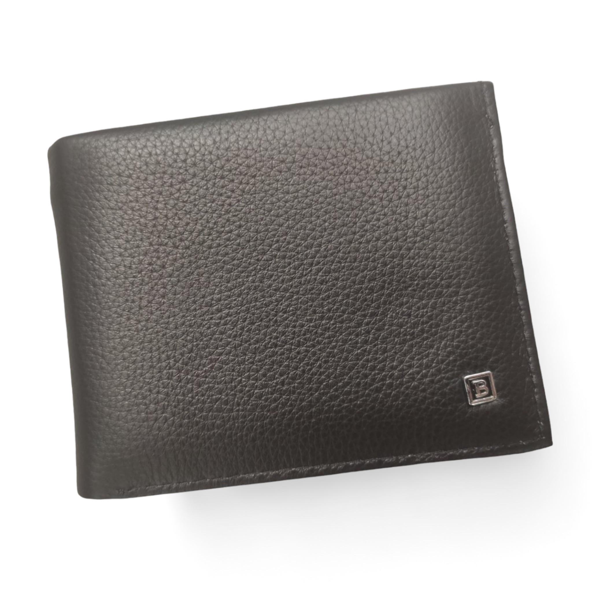 Портмоне Baliya B-208F с зажимом натуральная кожа Black (B208FBlack)