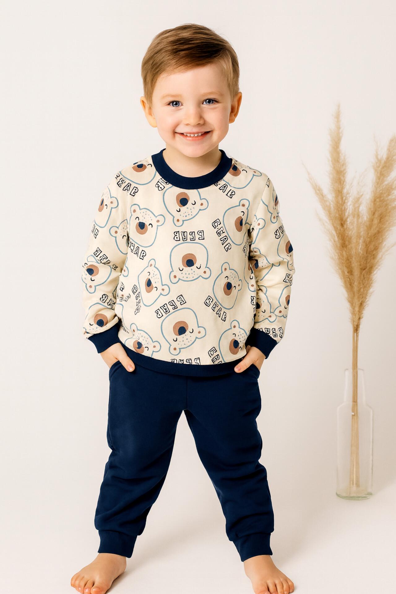 Піжама дитяча з начосом Тімі текс Ведмедики 122-128 см