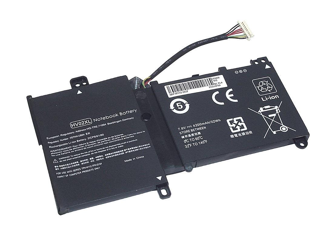 Аккумулятор для ноутбука HP HV02-2S1P 7,6 V 4200 mAh (064951)