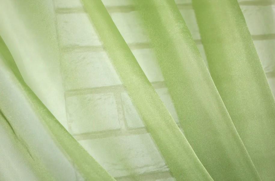 Комплект штор в гостиную/спальню шифон 1,5x2,6 м 2 шт. Оливковый (006дк) - фото 3 Комплект штор в гостиную/спальню шифон 1,5x2,6 м 2 шт. Оливковый (006дк) - фото 3