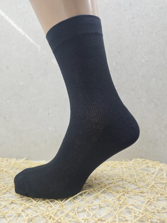 Носки мужские летние KING Cotton р. 42-45 Черный (595S Black-126)