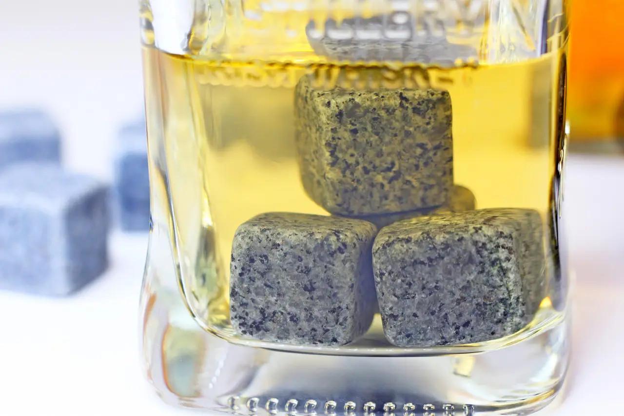 Камни для охлаждения напитков натуральные Whiskey Stones многоразовые 9 шт. (5513) - фото 10