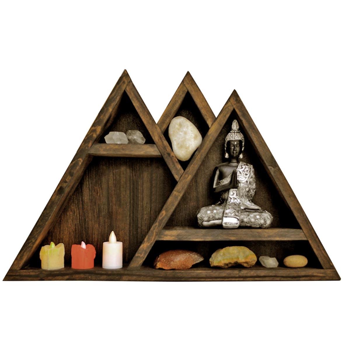 Алтарь для медитации из дерева Хайдон Эспрессо (ЛАТ-007435)