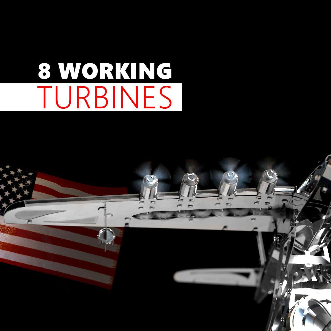 Конструктор METAL-TIME Celestial Hercules Spruce Goose H-4 Aircraft MT100 модель колекційна (3032571) - фото 2 Конструктор METAL-TIME Celestial Hercules Spruce Goose H-4 Aircraft MT100 модель колекційна (3032571) - фото 2