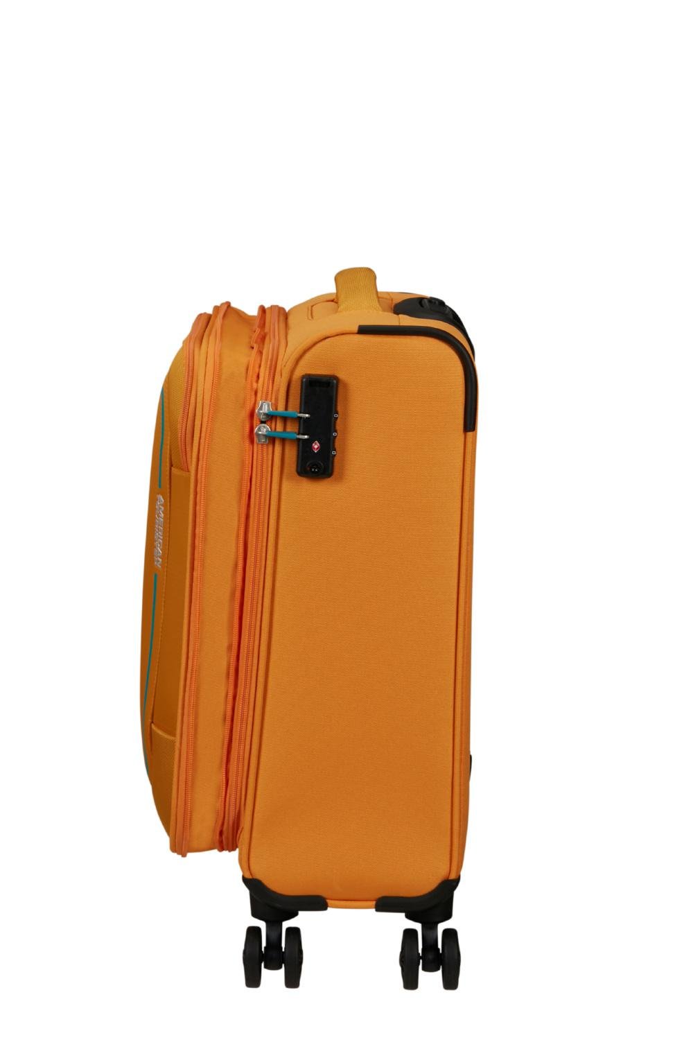 Чемодан American Tourister PULSONIC 55x40x23/26 см Желтый (MD6*06001) - фото 5