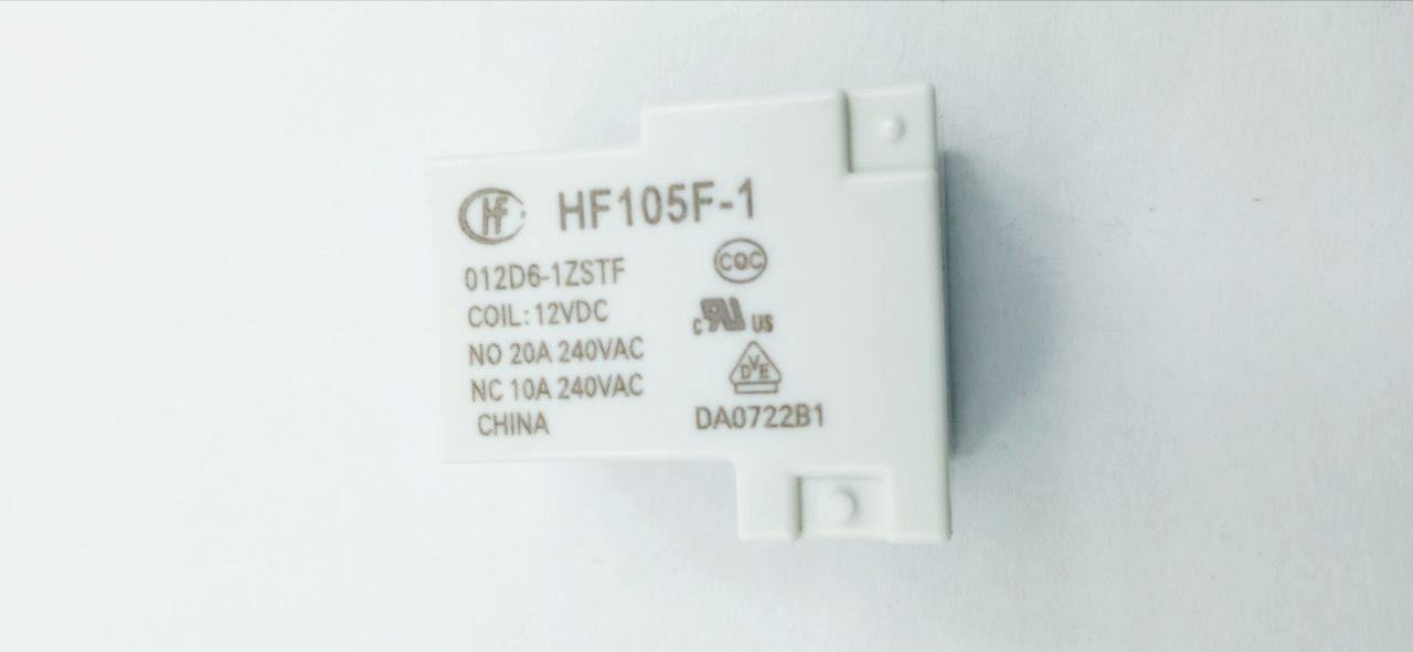 Реле Hongfa HF105F-1/012D6-1ZSTF DC12V 20A 240VAC 32x27x20 мм (33580)