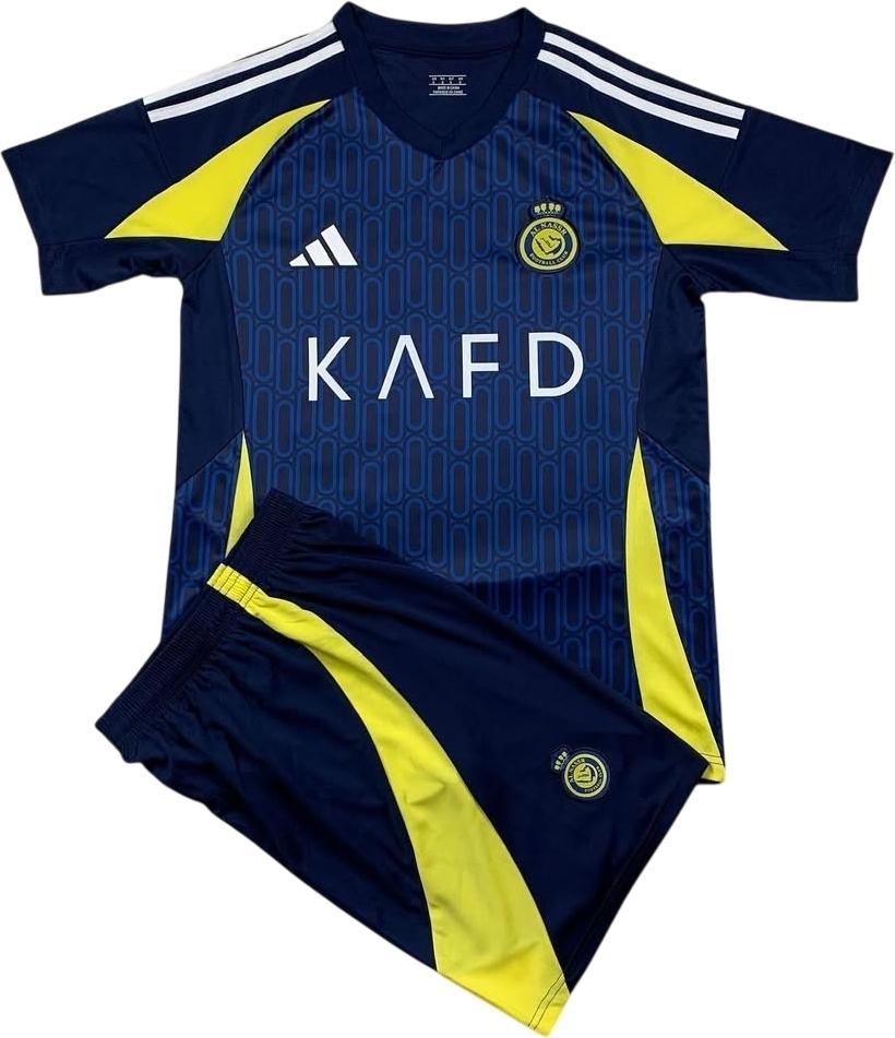 Футбольная форма детская Аль-Наср 2024-2025 выездная 105-115 см Темно-желтый (F0099)