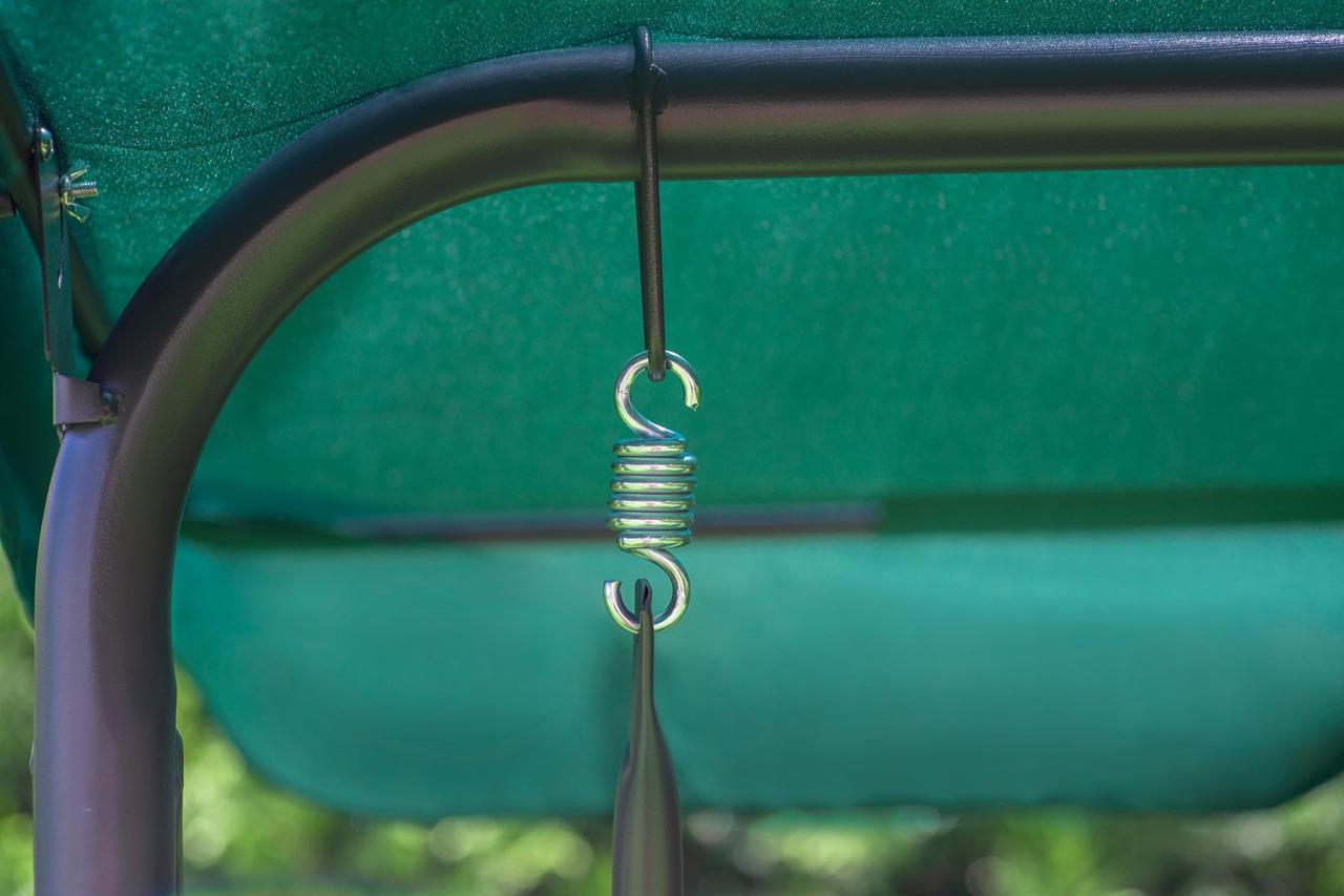 Садовая качель King Garden Plus 3-местная и 2 подушки Green (Plus 3_ks) - фото 4 Садовая качель King Garden Plus 3-местная и 2 подушки Green (Plus 3_ks) - фото 4