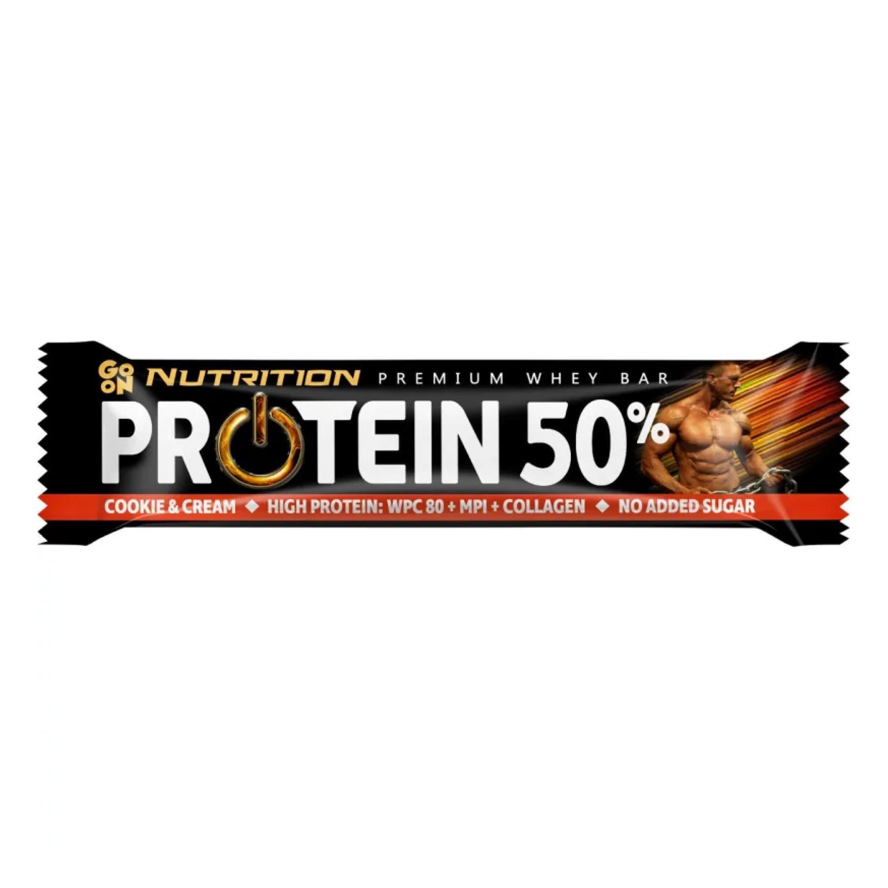 Спортивный батончик Protein Bar 50% 24x40 г Cookie Cream (2022-09-0441)