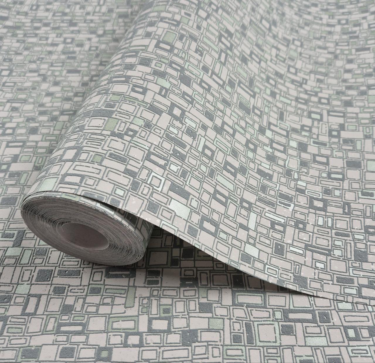 Обои виниловые на флизелине для спальни гостиной кухни Marburg 57868 0,53х10,05 м Бежево-оливковый (2785922137)