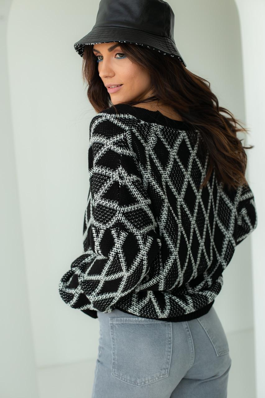 Кардиган вязаный Fame S Черный (9528518) - фото 6 Кардиган вязаный Fame S Черный (9528518) - фото 6